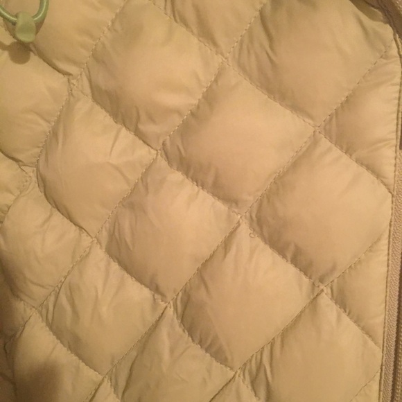 Lands’ End Light Green Long Sleeve Hooded Down Puffer Coat Size M. - Picture 3 of 4